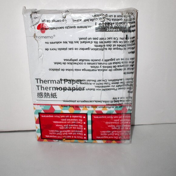 Phomemo US Letter Thermal Printer Paper, 200 Sheets, 8.5" x 11", NWT - Picture 1 of 4